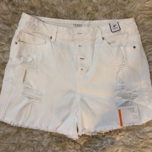High rise shorts